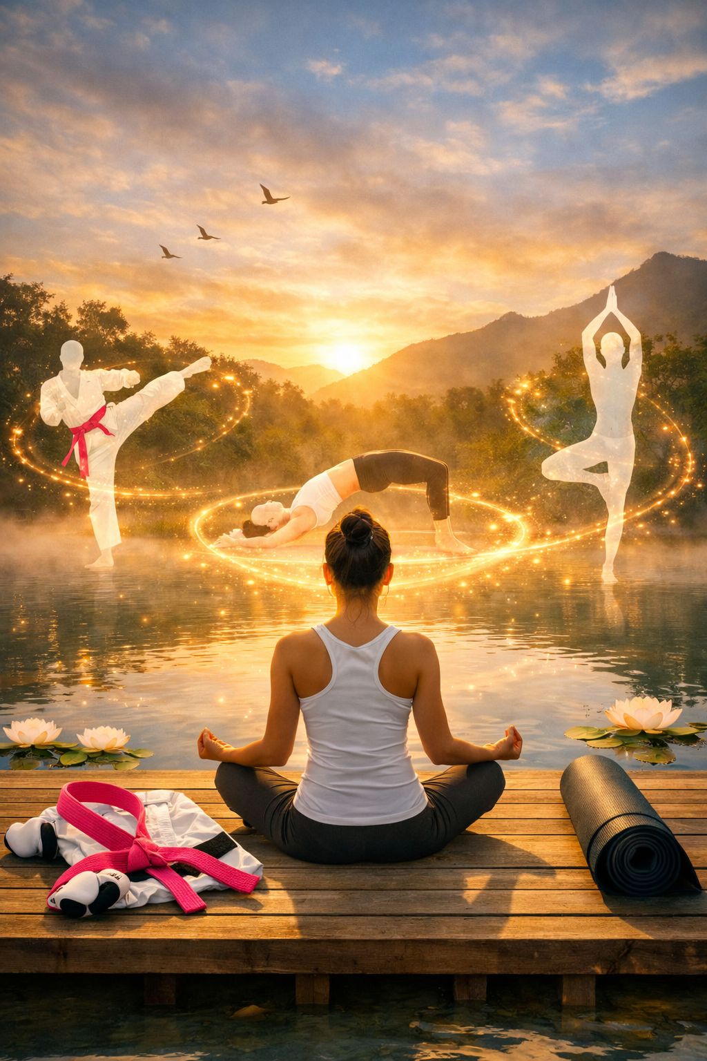 Healing through movement with karate, Pilates, and yoga